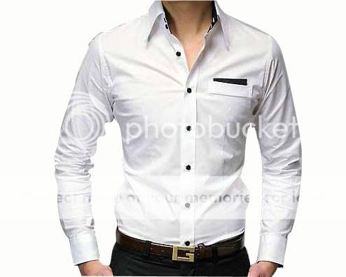 Stylish Casual Slim Fit Long Sleeve White Shirt price in Pakistan ...