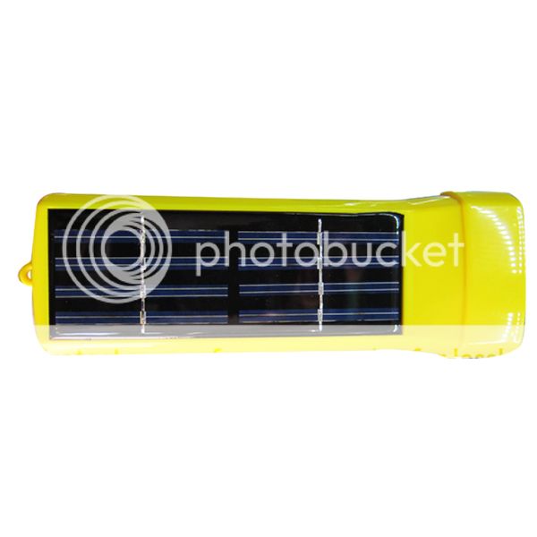 Mini Led Solar Flashlight Torch
