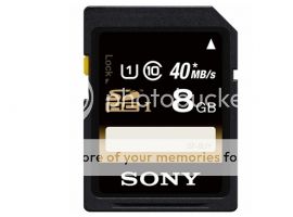 Sony 8 GB SDHC Memory Card SF-8UY