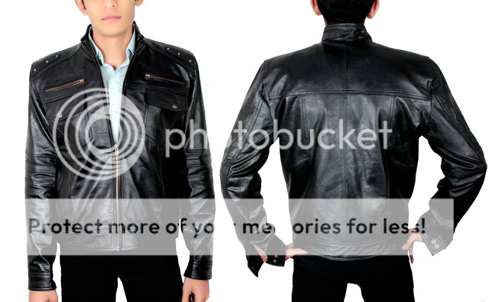 Open Bottom Leather Jacket FF1112 price in Pakistan, Fashion Fair in