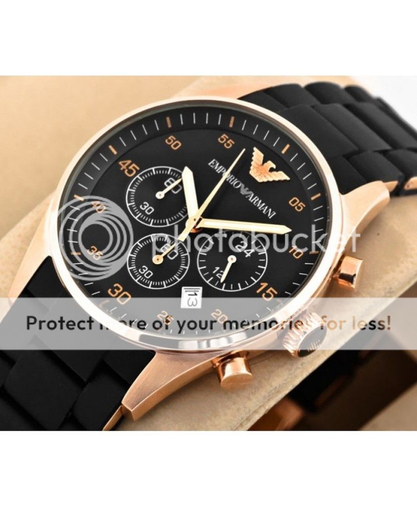 Emporio Armani Black Dail Watch