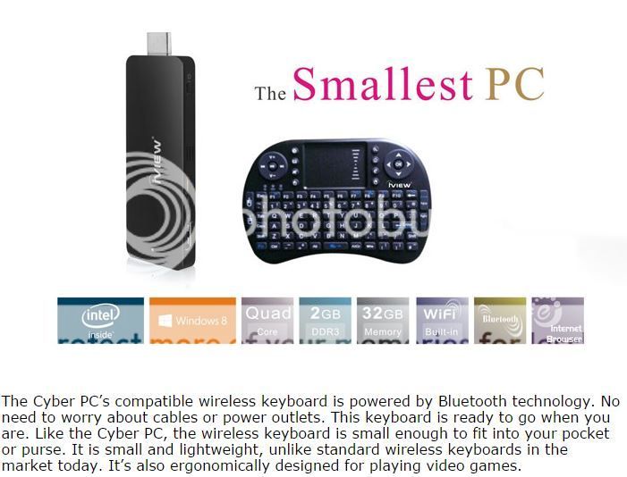 Intel Cyber PC With Wireless Kyeboard