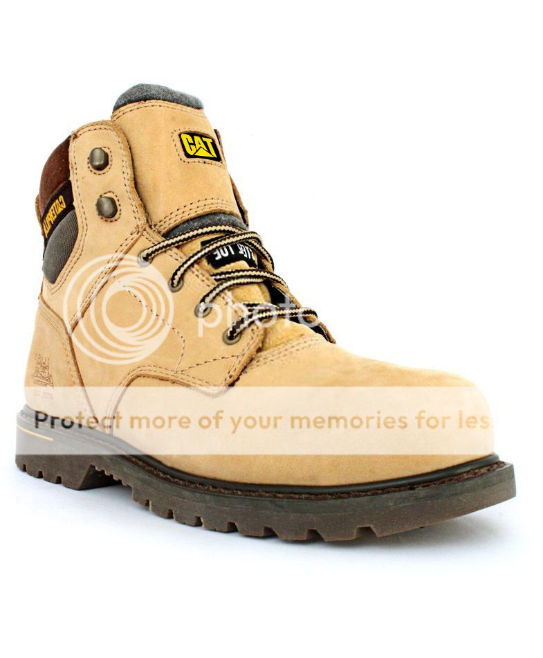 CAT Coffee Brown Steel Toe Casual Boots SYB-639 price in Pakistan at Symbios.PK