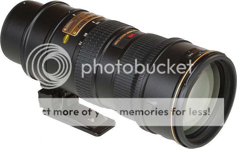Nikon Lens 70-200mm f/2.8G ED VR II