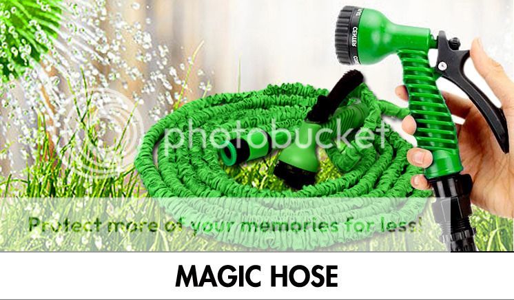 Magic Hose With 7 Spray Gun Functions (150 ft.)