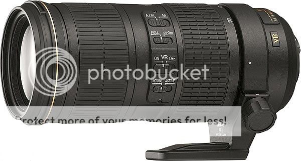 Nikon 70-200mm f/4G ED VR