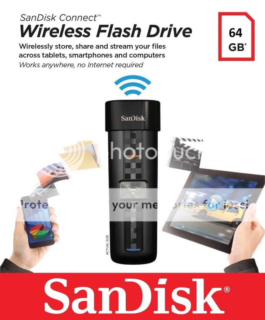 SanDisk Connect 64GB Wireless Flash Drive price in ...