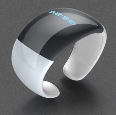 bluetooth wrist watch with incoming call indicator