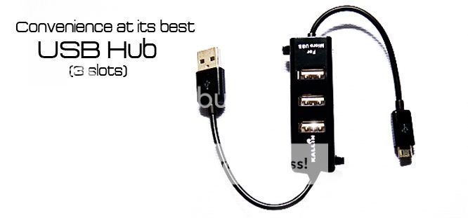 3 USB Hub 3 Slots
