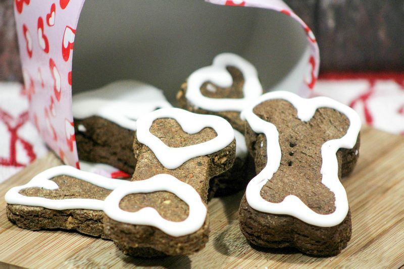 This Valentine's Day dog treat recipe is such a cute way to show Fido how much you love him on February 14th! It's easy to make! Check it out! 