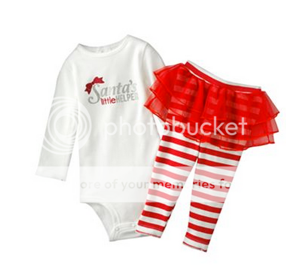 Carters Baby Girl Clothes 2 Piece Set Christmas Santa 3 6 9 12 18 24 Months