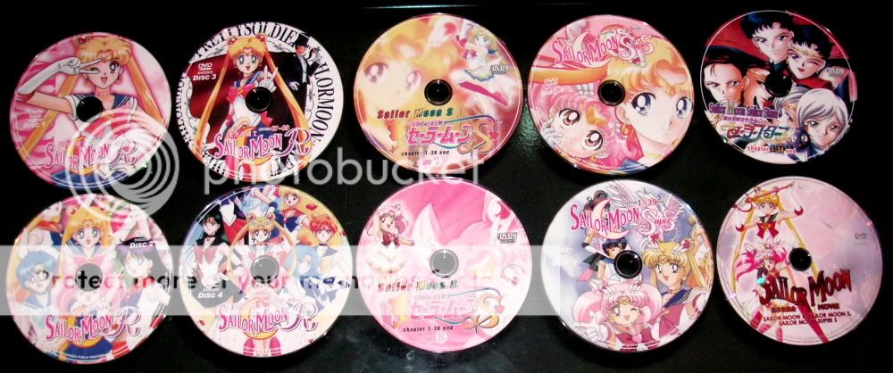 DVD Sailor Moon Sailormoon Vol. 1   200 End + 3 Movie  