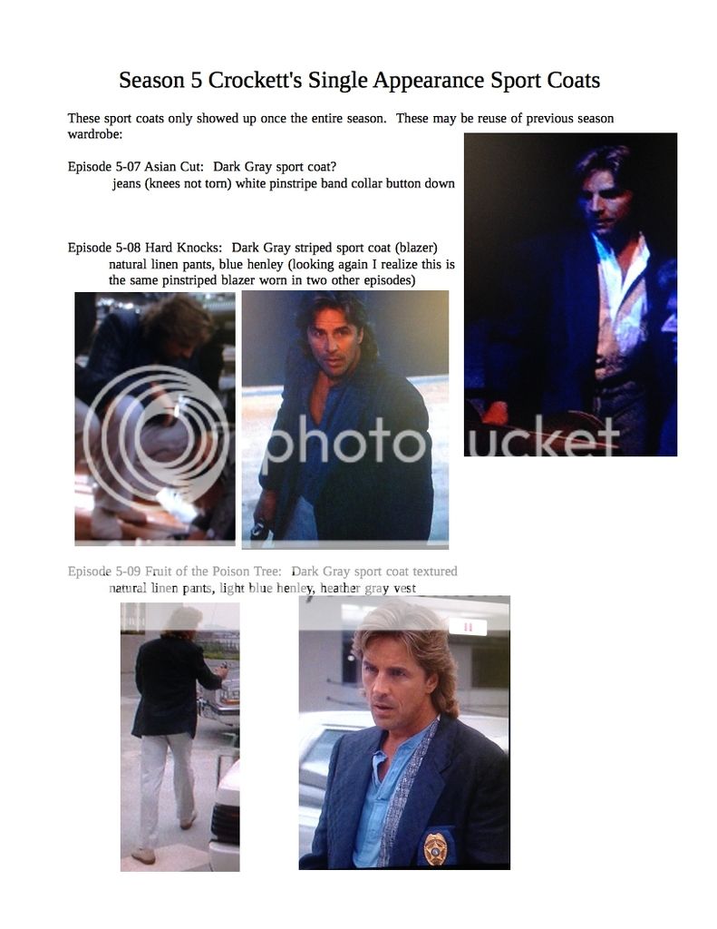 5th season crockett fashion - page 3 - miami vice fashion